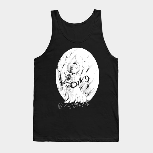 Just an owl? 21/12/23 - vintage horror inspired art Tank Top by STearleArt